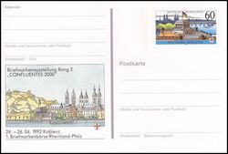 1992  1. Briefmarkenbrse in Koblenz