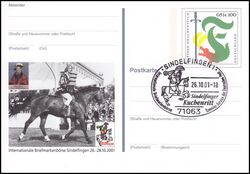 2001  Intern. Briefmarkenbrse in Sindelfingen