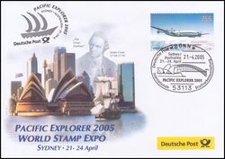 2005  Ausstellungsbeleg Nr. 99 - Pacific Explorer in Sydney