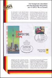 1996  Ausstellungsbeleg Nr. 15 - CAPEX Toronto