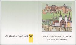 1996  800 Jahre Heidelberg - Markenheftchen