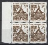 1964  Freimarken: Deutsche Bauwerke aus Bogen