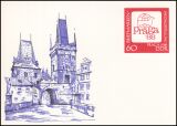 1988  Symbol der Briefmarken-Ausstellung "Praga...