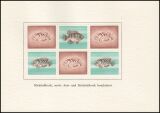 Sammlung von Probedrucken der schweizer PTT