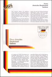 1990  Neues deutsches Bundesland - Sachsen