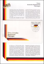 1990  Neues deutsches Bundesland - Thringen