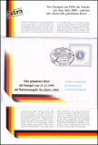 1999  Brief mit Stempel von 1999 und Marke von 2000