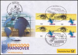 2000  Ausstellungsbeleg Nr. 51 - EXPO Hannover