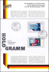 1999  Deutschlands erste Hologramme auf Briefmarken
