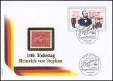 1997  100. Todestag des Postreformers Heinrich v. Stephan