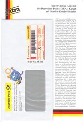 1999  IBRA-Kuvert mit Sonder-Einschreibelabel