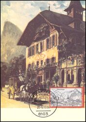1970  Maximumkarte - Oberammergau