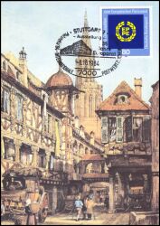 1984  Maximumkarte - Europäisches Parlament