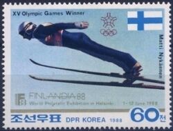 Korea-Nord 1988  Olymp. Sieger - Matti Nykänen