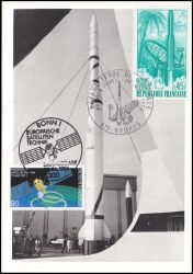 1986  Maximumkarte - Europische Satellitentechnik