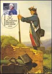 1986  Maximumkarte - König Friedrich dem Großen