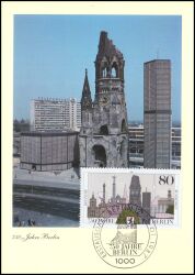 1987  Maximumkarte - 750 Jahre Berlin