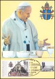 1987  Maximumkarte - Besuch von Papst Johannes Paul II.