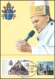 1987  Maximumkarte - Besuch von Papst Johannes Paul II.