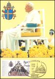 1987  Maximumkarte - Besuch von Papst Johannes Paul II.