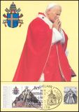 1987  Maximumkarte - Besuch von Papst Johannes Paul II.