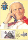 1987  Maximumkarte - Besuch von Papst Johannes Paul II.