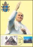 1987  Maximumkarte - Besuch von Papst Johannes Paul II.