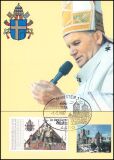 1987  Maximumkarte - Besuch von Papst Johannes Paul II.