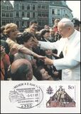 1987  Maximumkarte - Besuch von Papst Johannes Paul II.