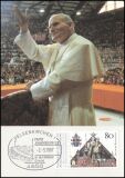 1987  Maximumkarte - Besuch von Papst Johannes Paul II.