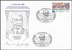 1988  Begründer der Olympischen Spiele der Neuzeit