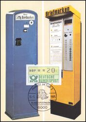 1985  Maximumkarte - Automatenmarke