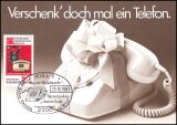 1977  Maximumkarte - 100 Jahre Telefon