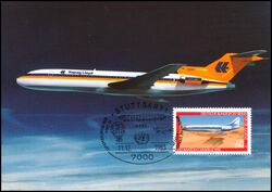 1980  Maximumkarte - Jugend: Luftfahrt