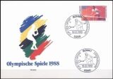 1988  FDC zu den Olympischen Spielen 1988 - Tennis