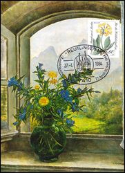 1983  Maximumkarte - Wohlfahrt: Alpenblumen