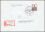 1964  R-Brief mit EF - Deutsche Bauwerke