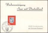 1957  Eingliederung des Saarlandes in die BRD