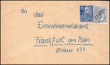 Fernbrief mit Mischfrankatur