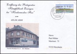 1998  Erffnung der Postagentur Kmpfelbach-Ersingen