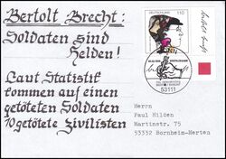 1998  100. Geburtstag von Bertolt Brecht