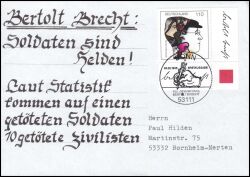 1998  100. Geburtstag von Bertolt Brecht