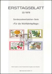 Ersttagsblätter BRD von 1979 - 1982
