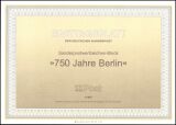 Ersttagsblätter Berlin von 1987 - 1990  komplett