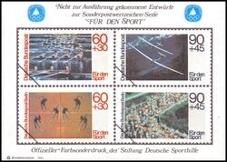 1981  Deutsche Sporthilfe - Sondermarken-Entwurf