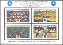 1981  Deutsche Sporthilfe - Sondermarken-Entwurf