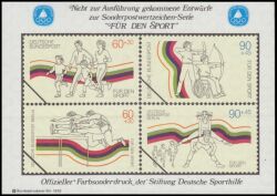 1982  Deutsche Sporthilfe - Sondermarken-Entwurf