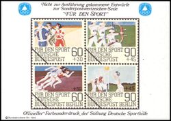 1982  Deutsche Sporthilfe - Sondermarken-Entwurf