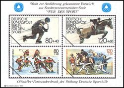 1983  Deutsche Sporthilfe - Sondermarken-Entwurf