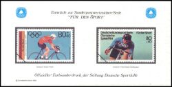 1984  Deutsche Sporthilfe - Sondermarken-Entwurf